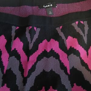 Torrid Print Sweater Knit Skirt
